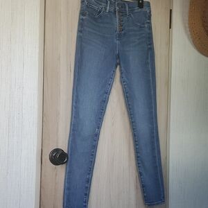 Express High Rise Blue Women's Jeans